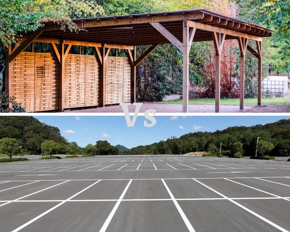 carport vs car park